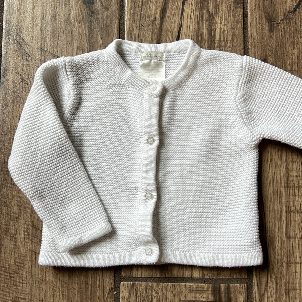 White Petit Lem cotton sweater